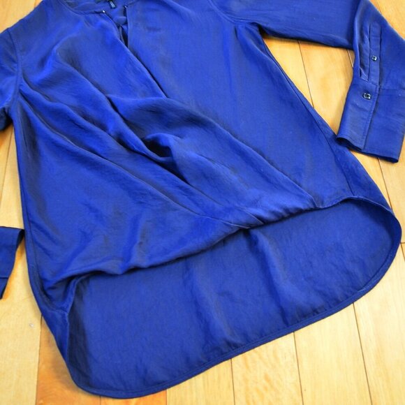 rag & bone faux wrap long sleeve top size xs / tp made in USA - Picture 6 of 10